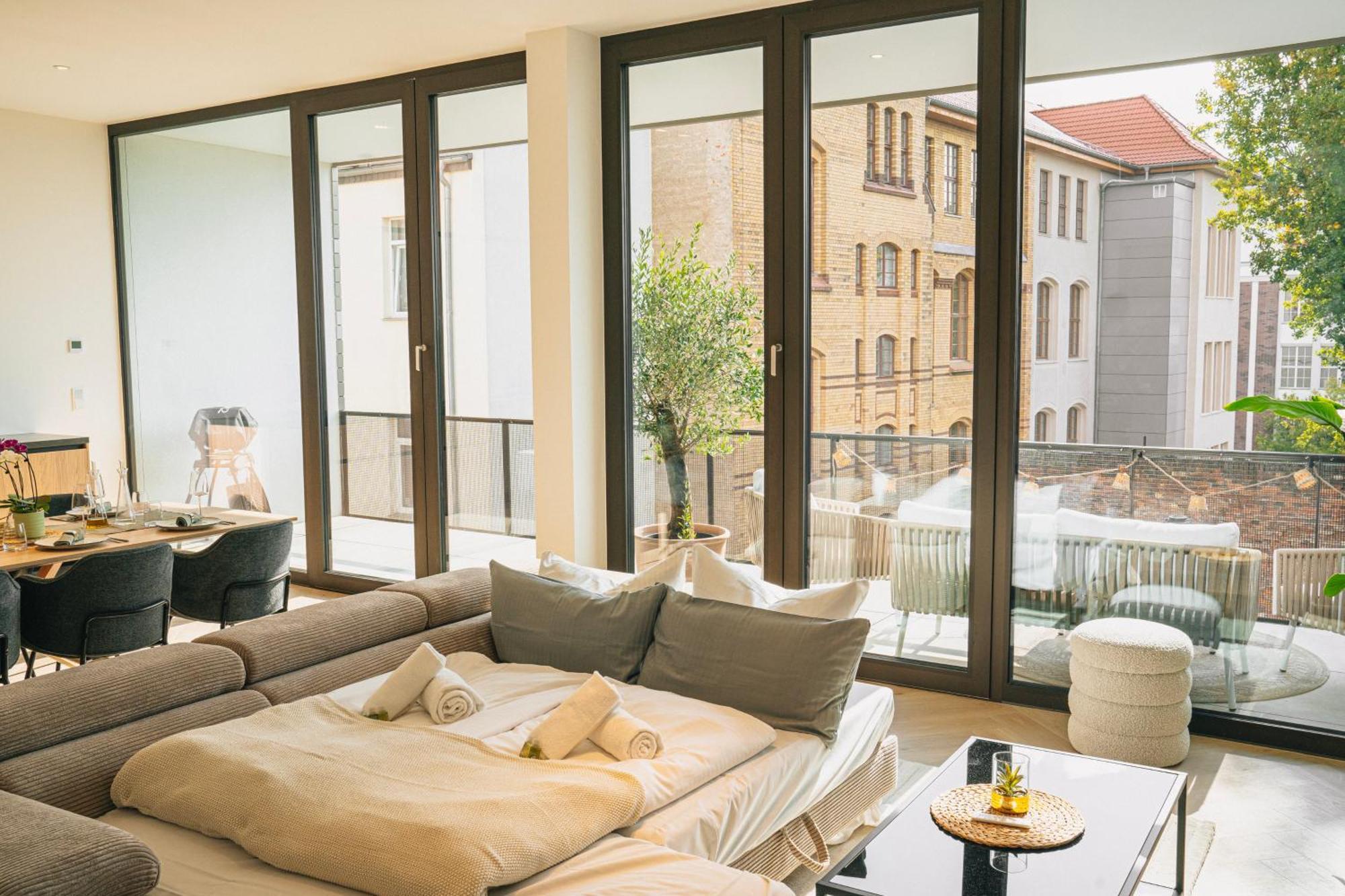 Rr - Penthouse - Luxe 105 Qm - Central - Wifi Magdeburg Exterior foto