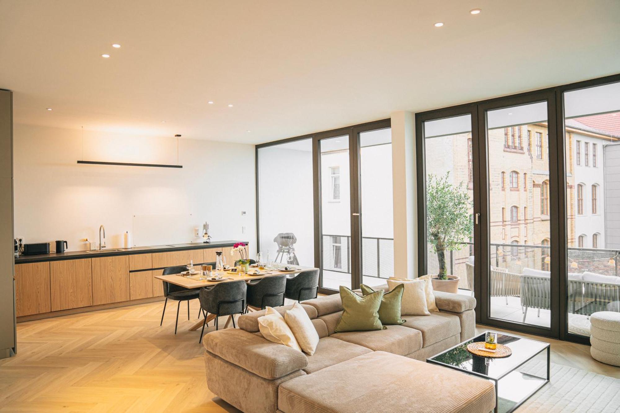 Rr - Penthouse - Luxe 105 Qm - Central - Wifi Magdeburg Exterior foto